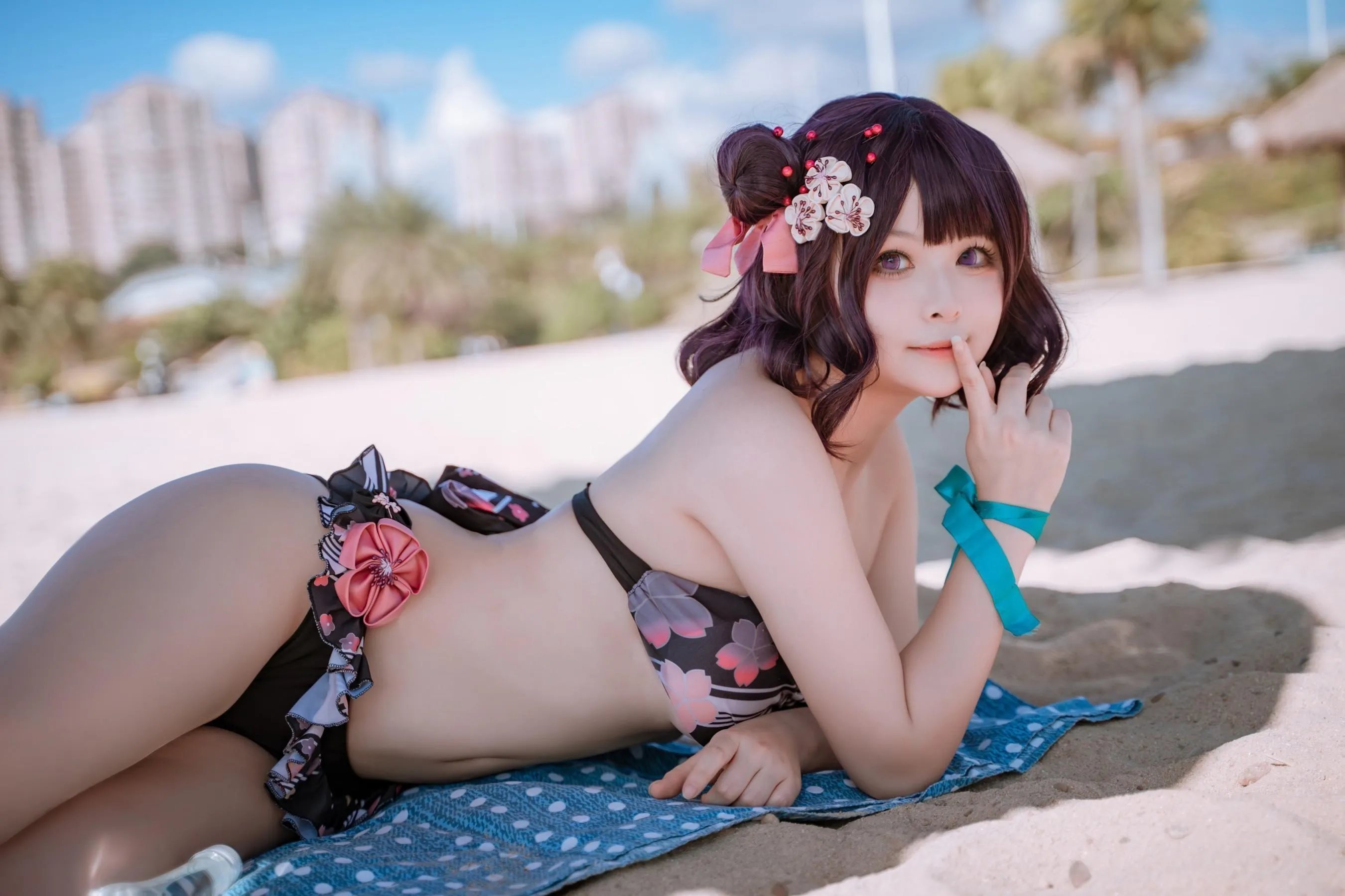 w百合欧皇子w – NO.11 沙滩 [21P]插图2
